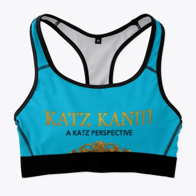 KATZ KAN!! SPORTY ALL-OVER PRINT BRA 